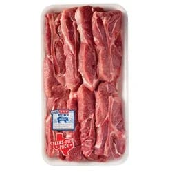 H-E-B Bone-in Country-Style Boston Butt Pork Ribs - Texas-Size Pack