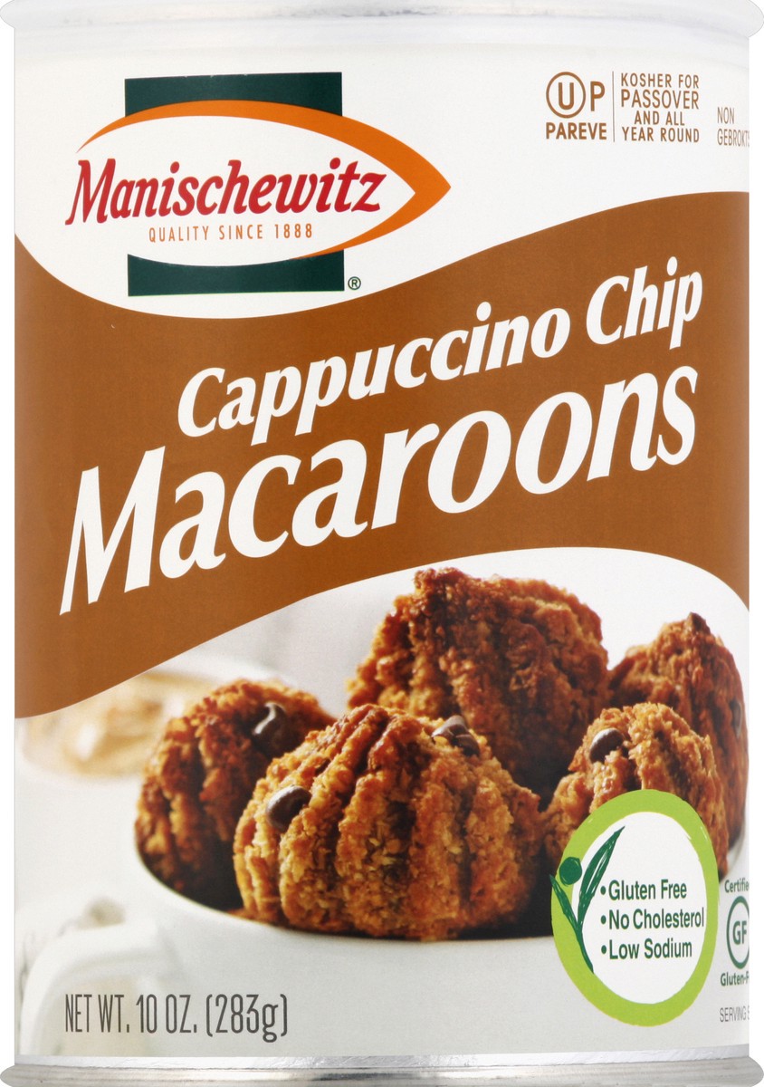 slide 4 of 4, Manischewitz Macaroons, Cappuccino Chip, 10 oz