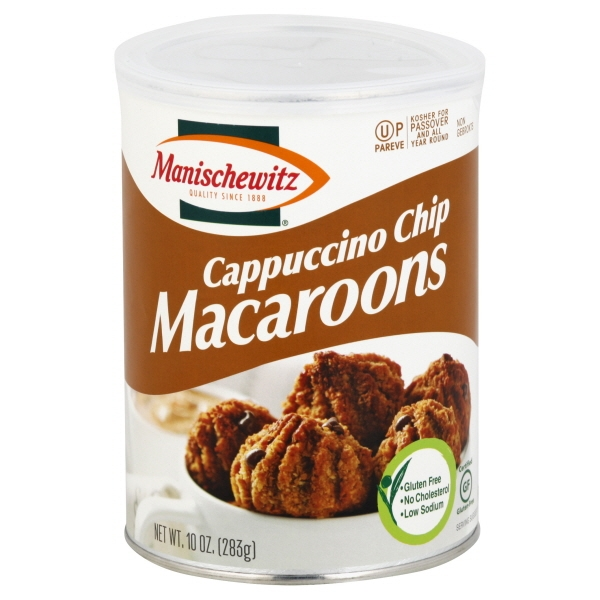 slide 1 of 4, Manischewitz Macaroons, Cappuccino Chip, 10 oz