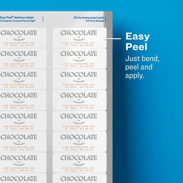 slide 4 of 4, Avery Glossy Permanent Labels, 11/16" X 1-3/4", White, Pack Of 600 Labels, 600 ct