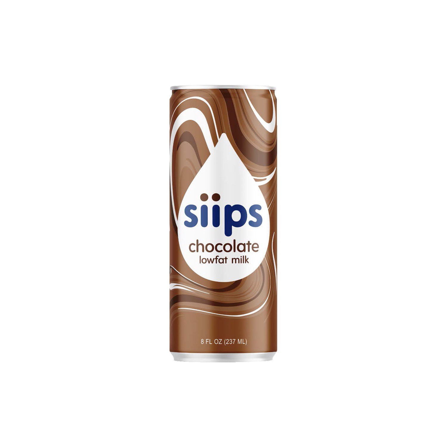 slide 1 of 1, Siips Chocolate Lowfat Milk, 8 fl oz