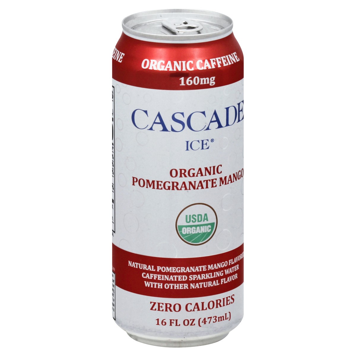 slide 3 of 9, Cascade Ice Organic Caffeinated Pomegranate Mango Sparkling Water - 16 oz, 16 oz