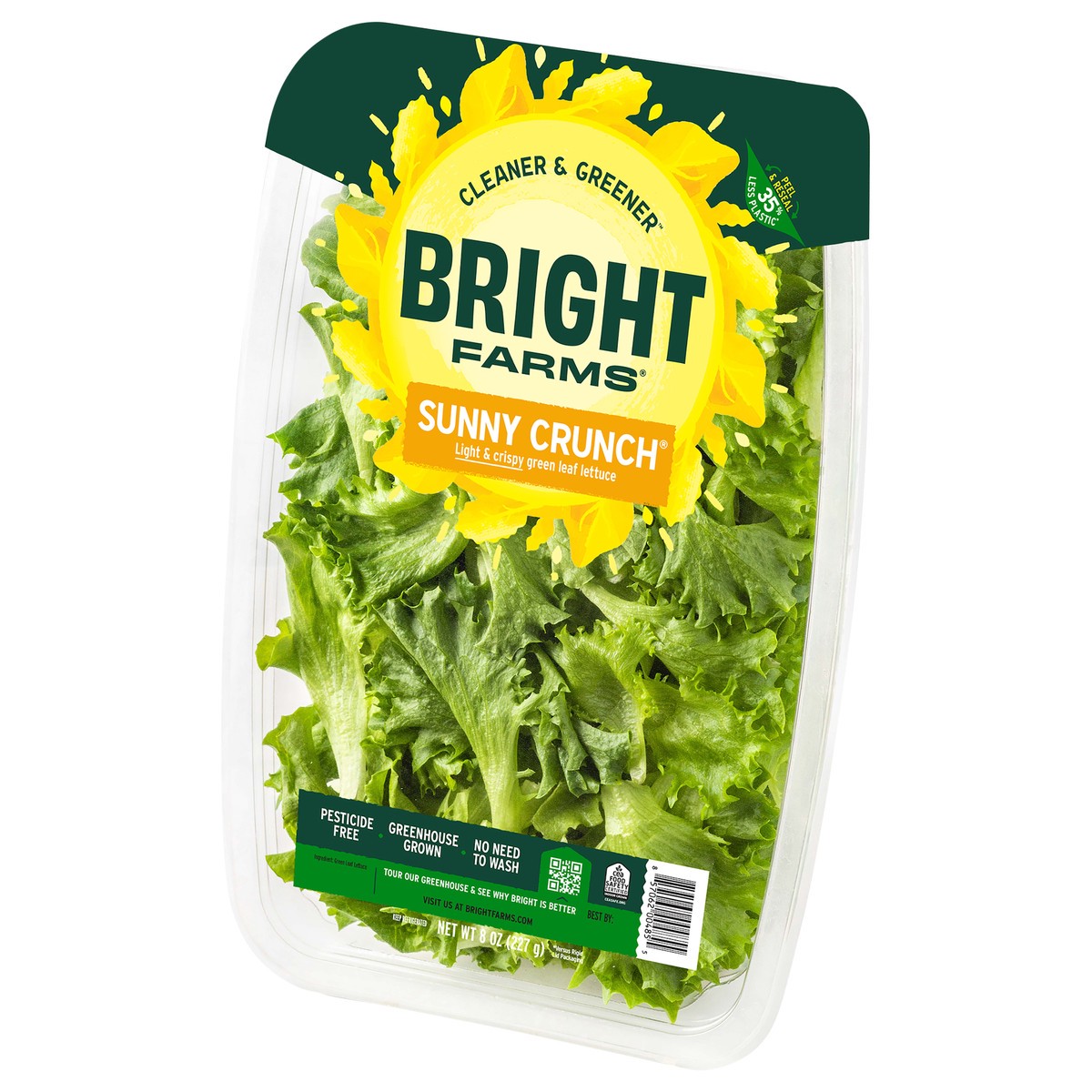 slide 3 of 4, Bright Farms Sunny Crunch Leaf Lettuce, 8 oz