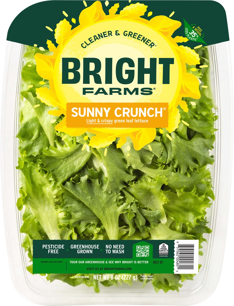 slide 4 of 4, Bright Farms Sunny Crunch Leaf Lettuce, 8 oz