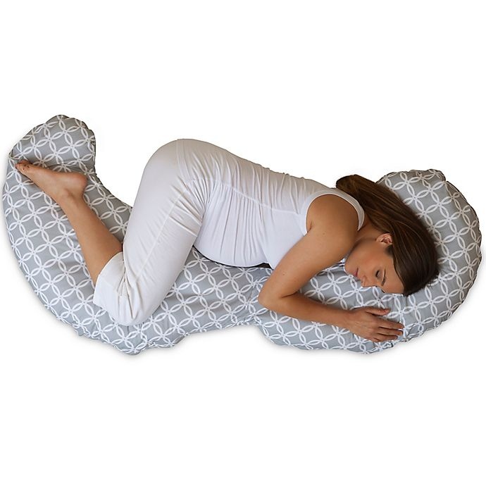 slide 1 of 5, Boppy Slipcovered Total Body Pillow - Ring Toss, 1 ct