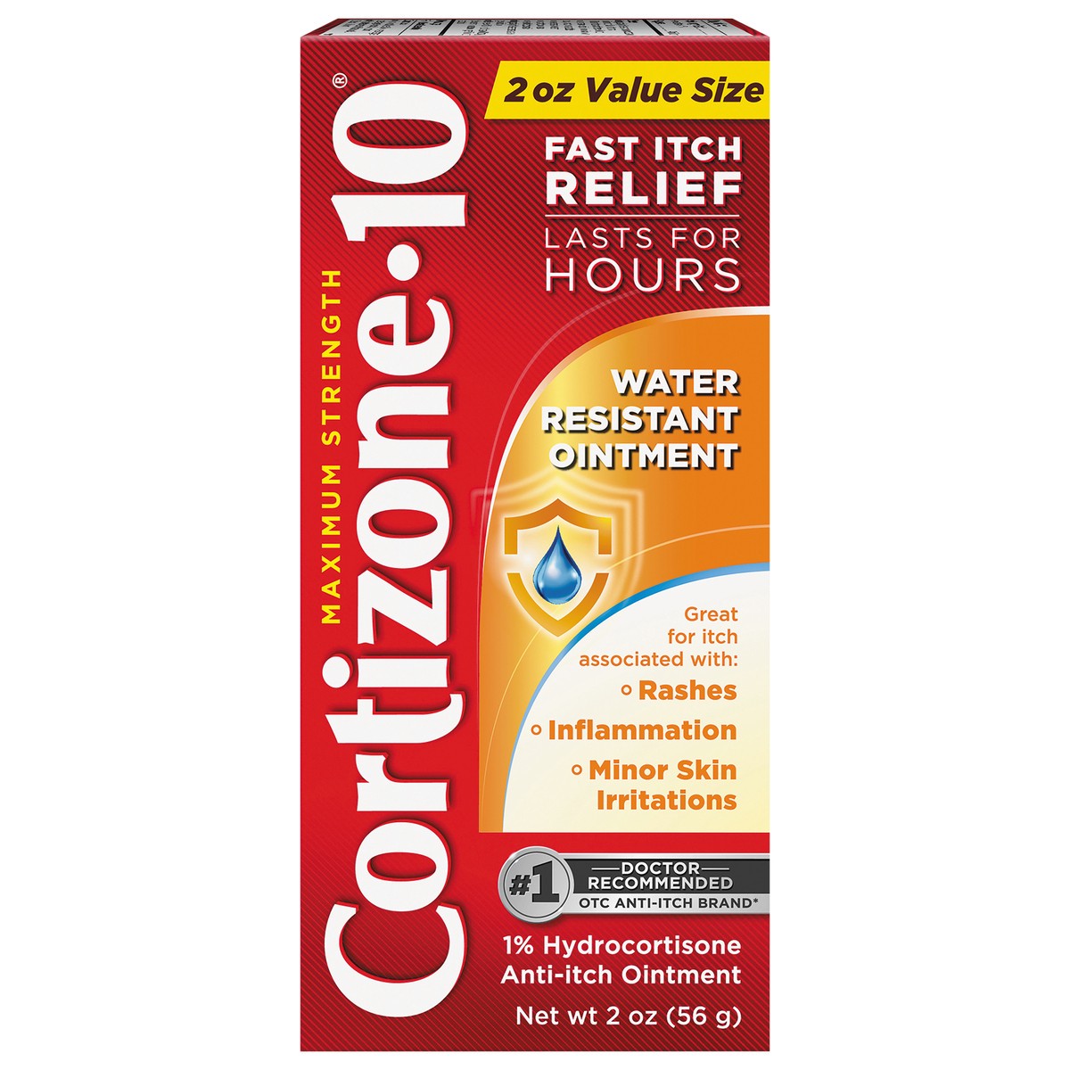 slide 1 of 6, Cortizone-10 Cortizone 10 Water Resistant Ointment 2 oz., 2 oz