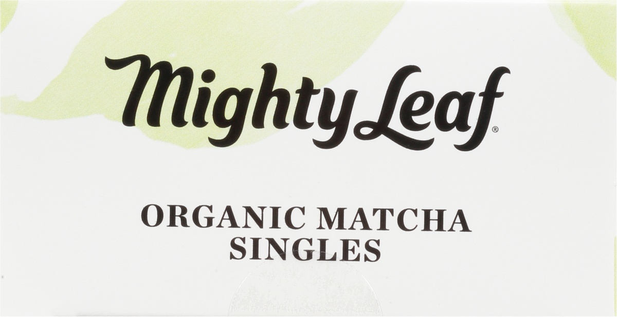 slide 5 of 10, Mighty Leaf Organic Finely-ground Japanese Green Tea Matcha Singles, 12 oz
