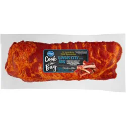 Kroger Kansas City Style Bbq St. Louis Style Pork Spareribs Cook-In-Bag