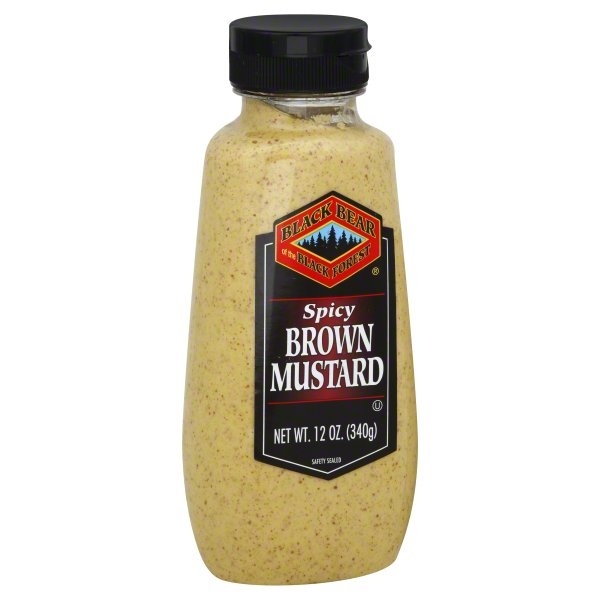 slide 1 of 1, Black Bear Spicy Brown Mustard, 12 oz