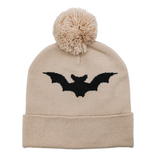 slide 1 of 2, Ivory Bat Beanie By Celebrate It, 1 ct