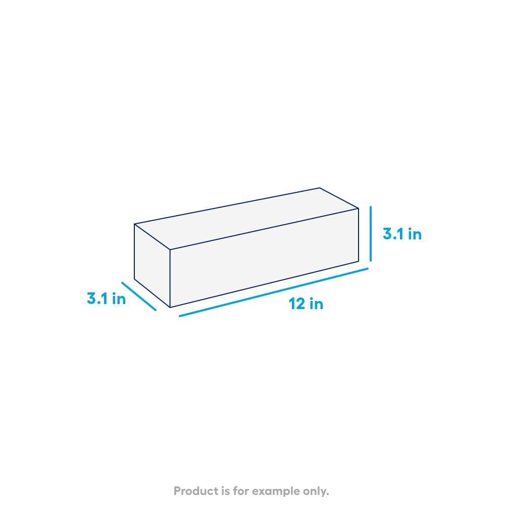 slide 3 of 5, 12-in L x 3-in W x 3-in H Tan Concrete Straight edging stone, 1 ct