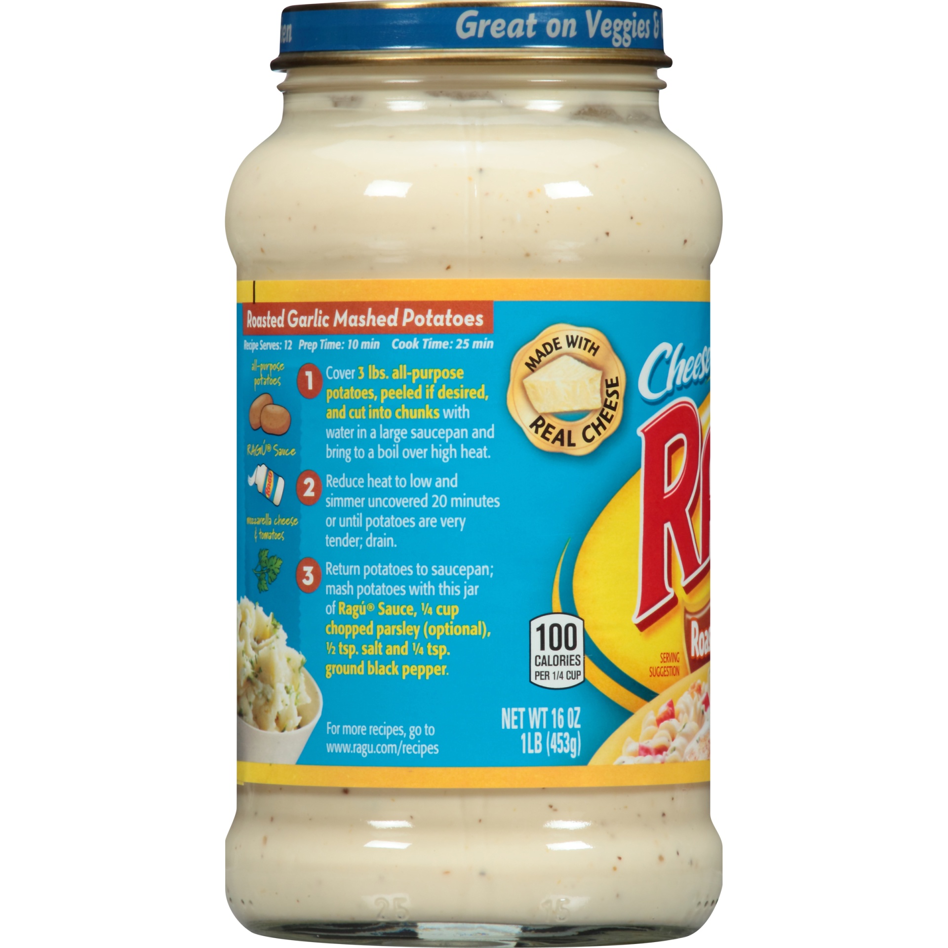 slide 2 of 6, Ragu Roasted Garlic Parmesan Sauce 16 oz, 16 oz