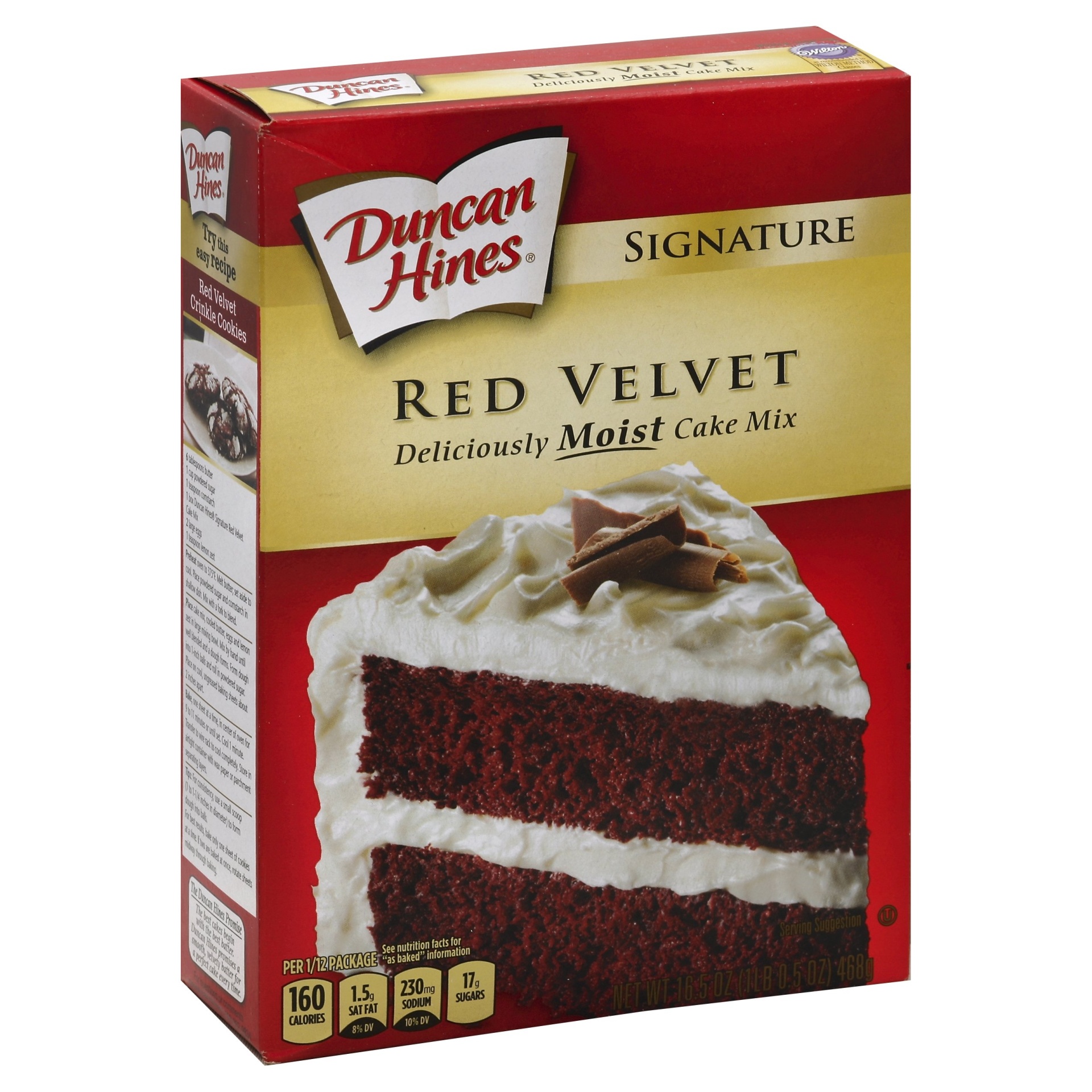 slide 1 of 4, Duncan Hines Signature Red Velvet Cake Mix, 16.5 oz