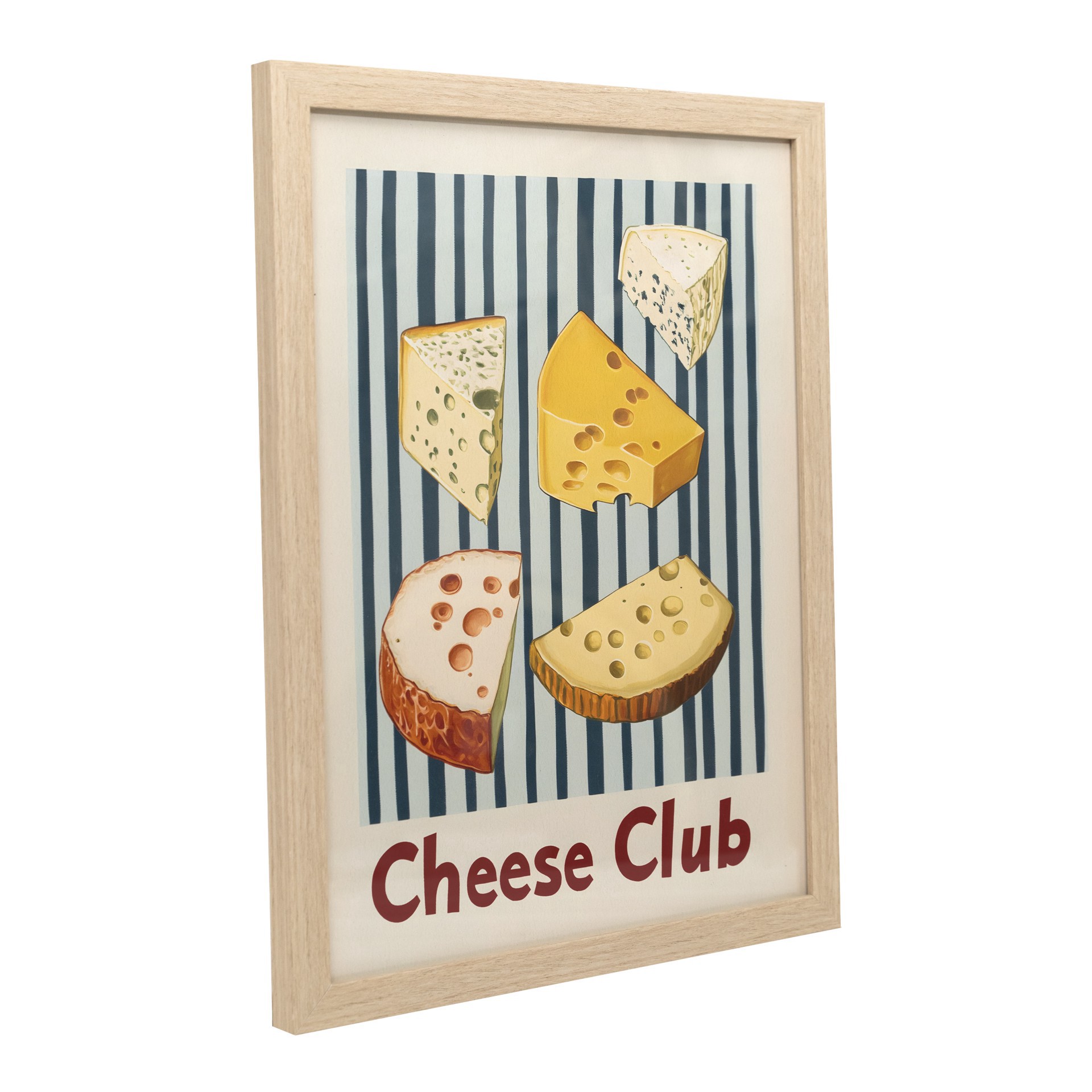 slide 3 of 6, 12" X 16" Cheese Club Framed Wall Decor By Ashland, 12 in x 16 in