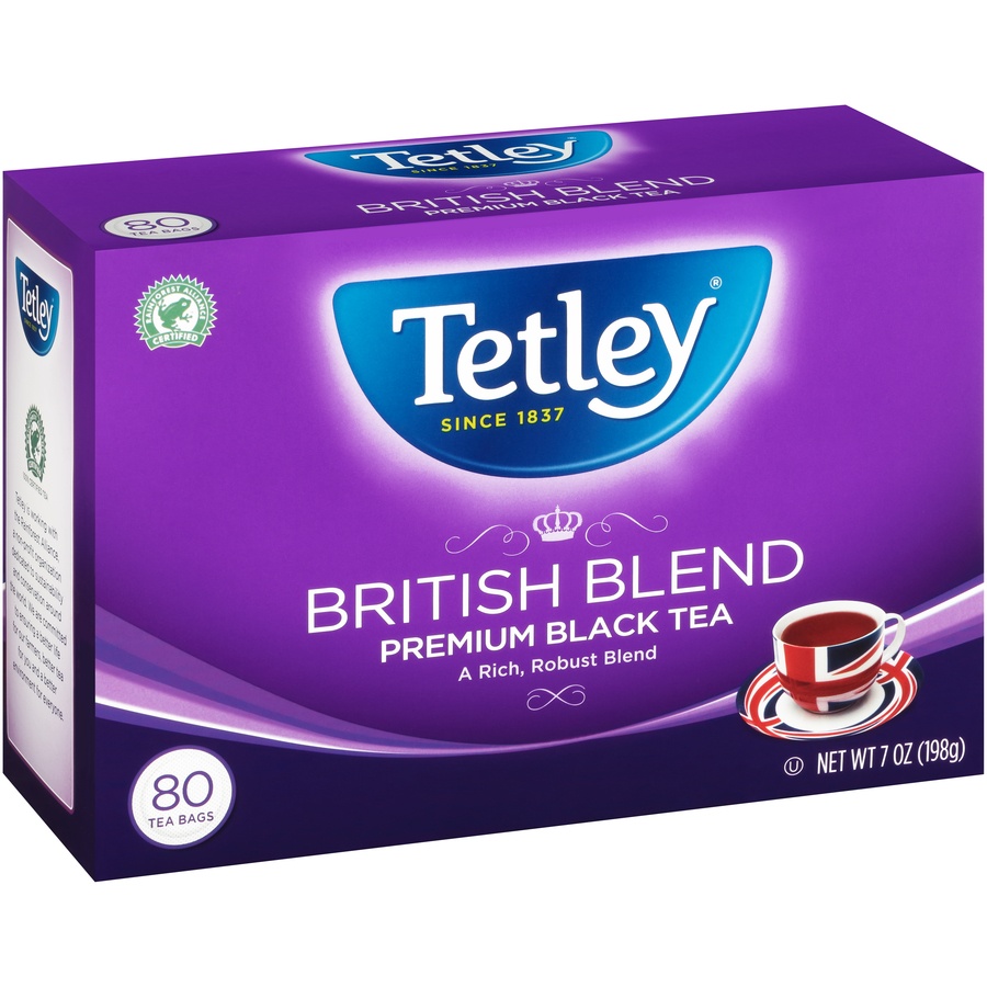 slide 6 of 8, Tetley Premium Black Tea British Blend Tea Bags - 80 ct, 80 ct