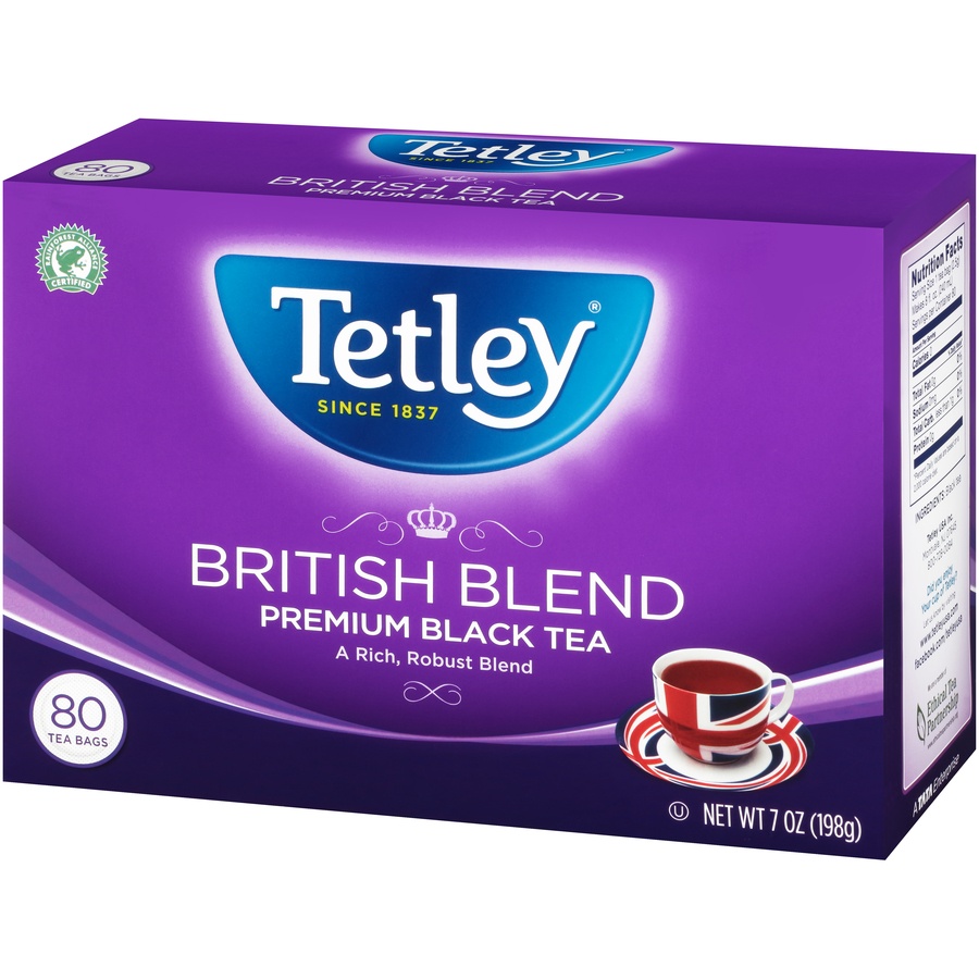 slide 8 of 8, Tetley Premium Black Tea British Blend Tea Bags - 80 ct, 80 ct