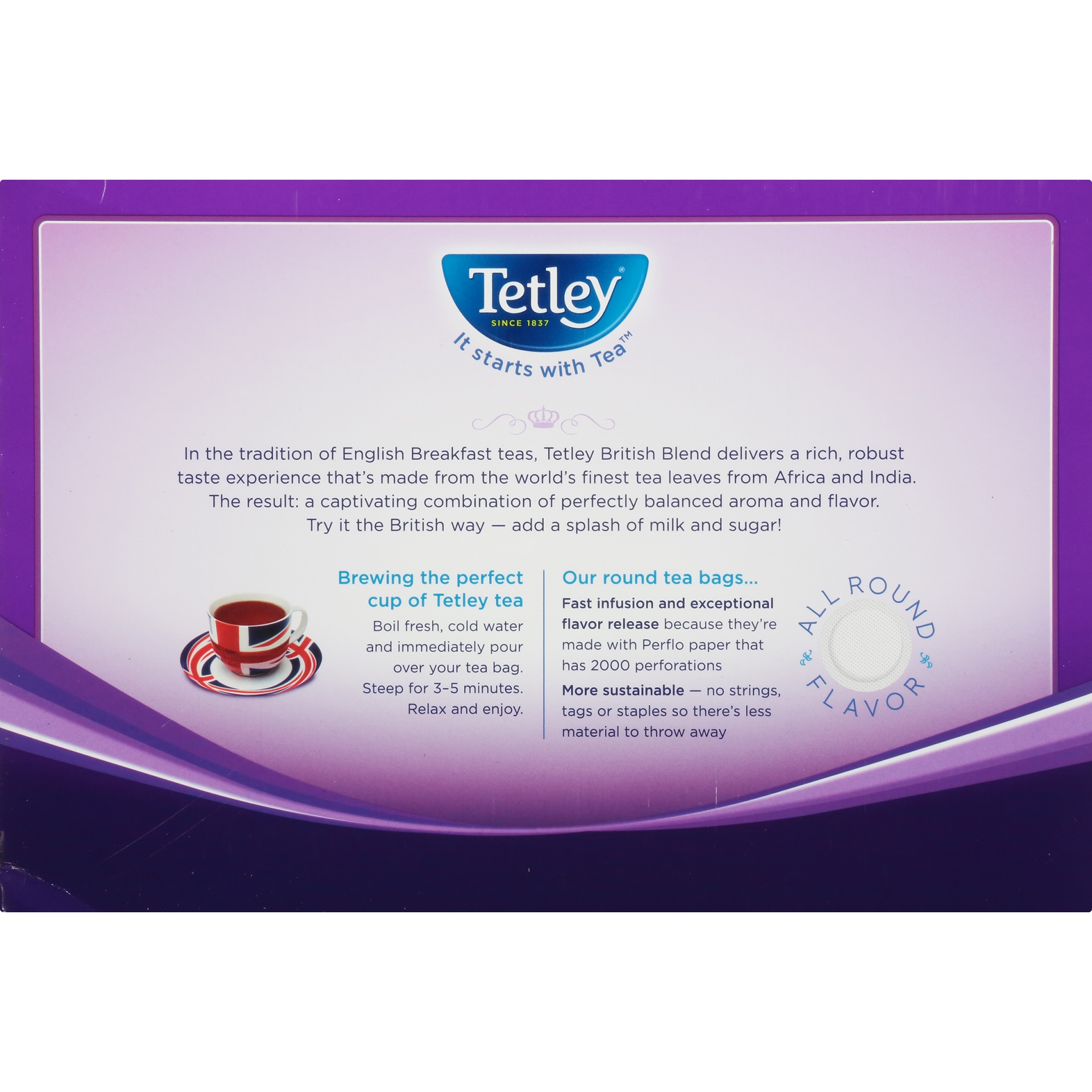 slide 7 of 8, Tetley Premium Black Tea British Blend Tea Bags - 80 ct, 80 ct