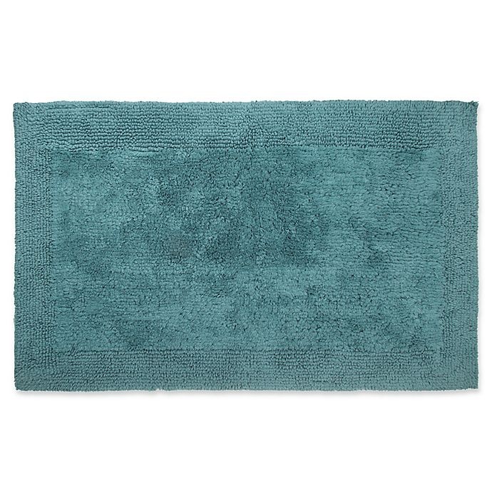 slide 1 of 1, Wamsutta Ultra Fine Reversible 17 x 24'' Bath Rug - Teal'', 1 ct