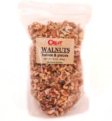 Crest Fresh Market Walnut Pieces and Halves - 16 oz