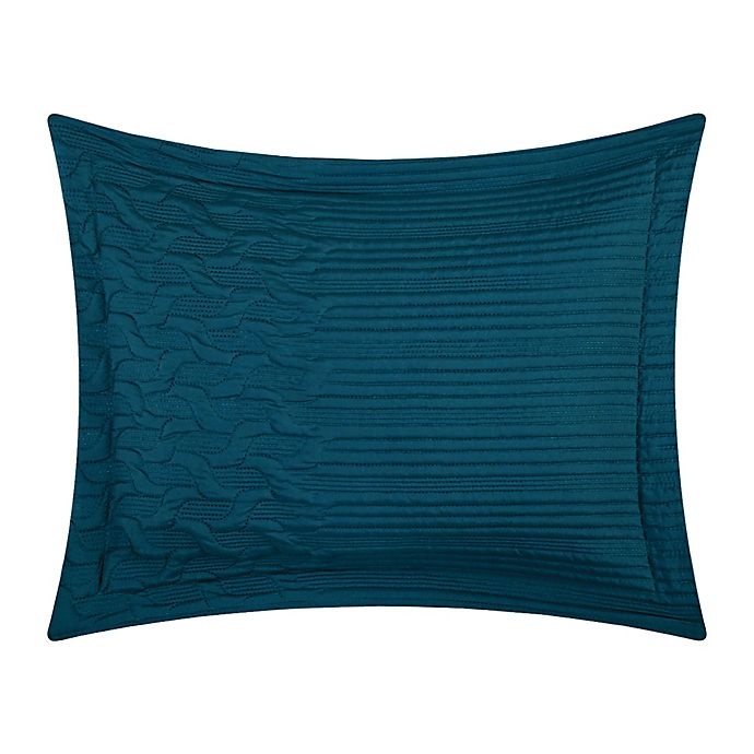 slide 3 of 5, Chic Home Jazmaine Queen Comforter Set - Teal, 7 ct