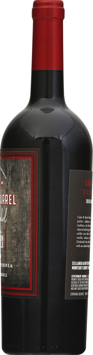slide 2 of 11, Cask & Barrel Bourbon Zinfandel, 750 ml