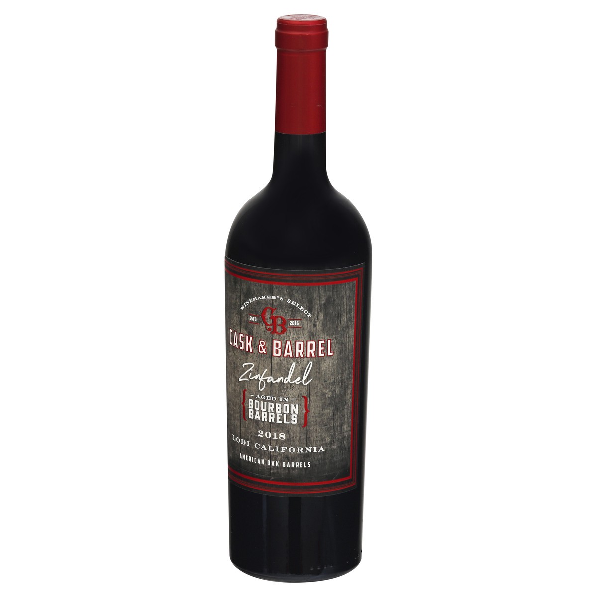 slide 6 of 11, Cask & Barrel Bourbon Zinfandel, 750 ml