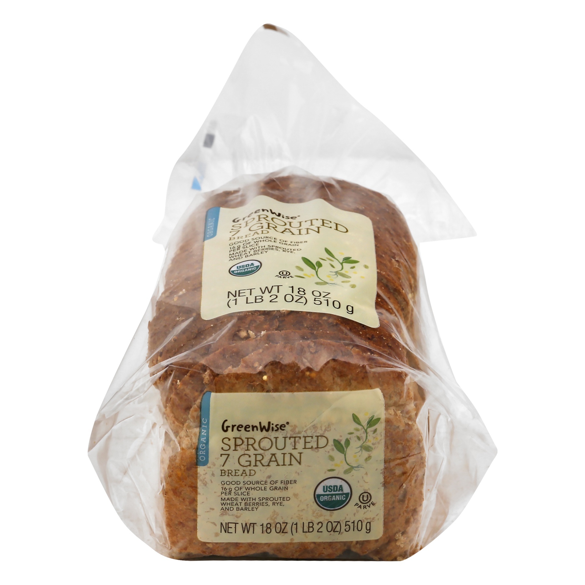 slide 1 of 1, GreenWise Bread, Multigrain, Sprouted, 18 oz