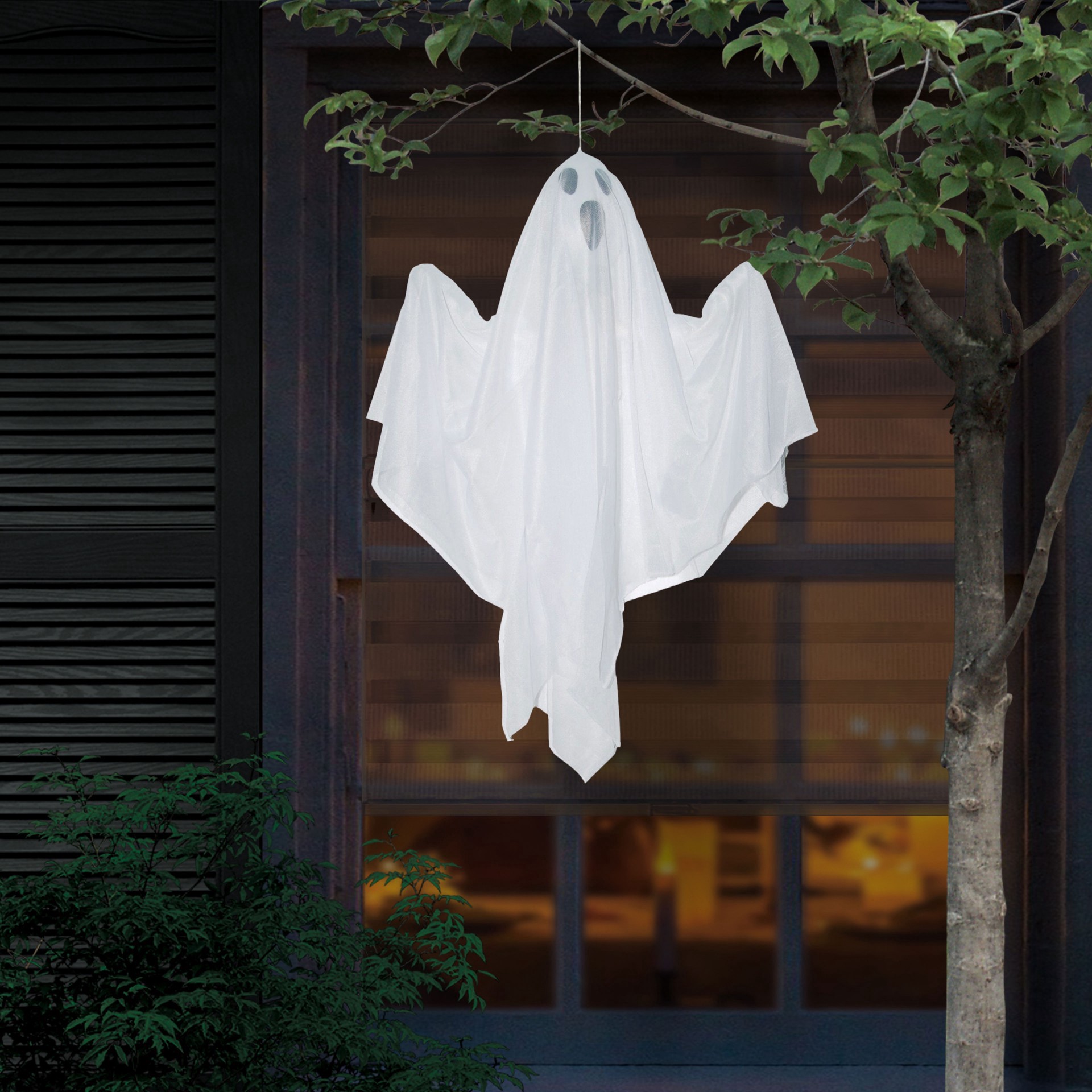 slide 2 of 3, 20" Shocked Hanging Ghost By Ashland, 20 in