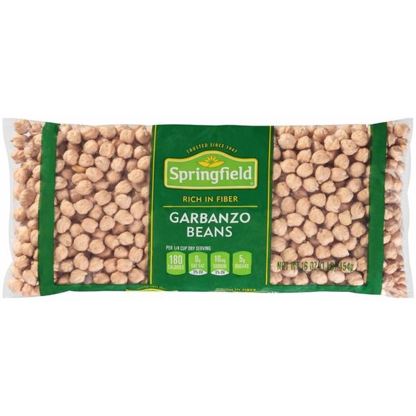 slide 1 of 1, Springfield Garbanzo Beans, 16 oz