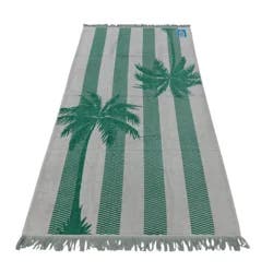 Sol Borne Jacq Beach Towel Cabana Palm 36in X 72in