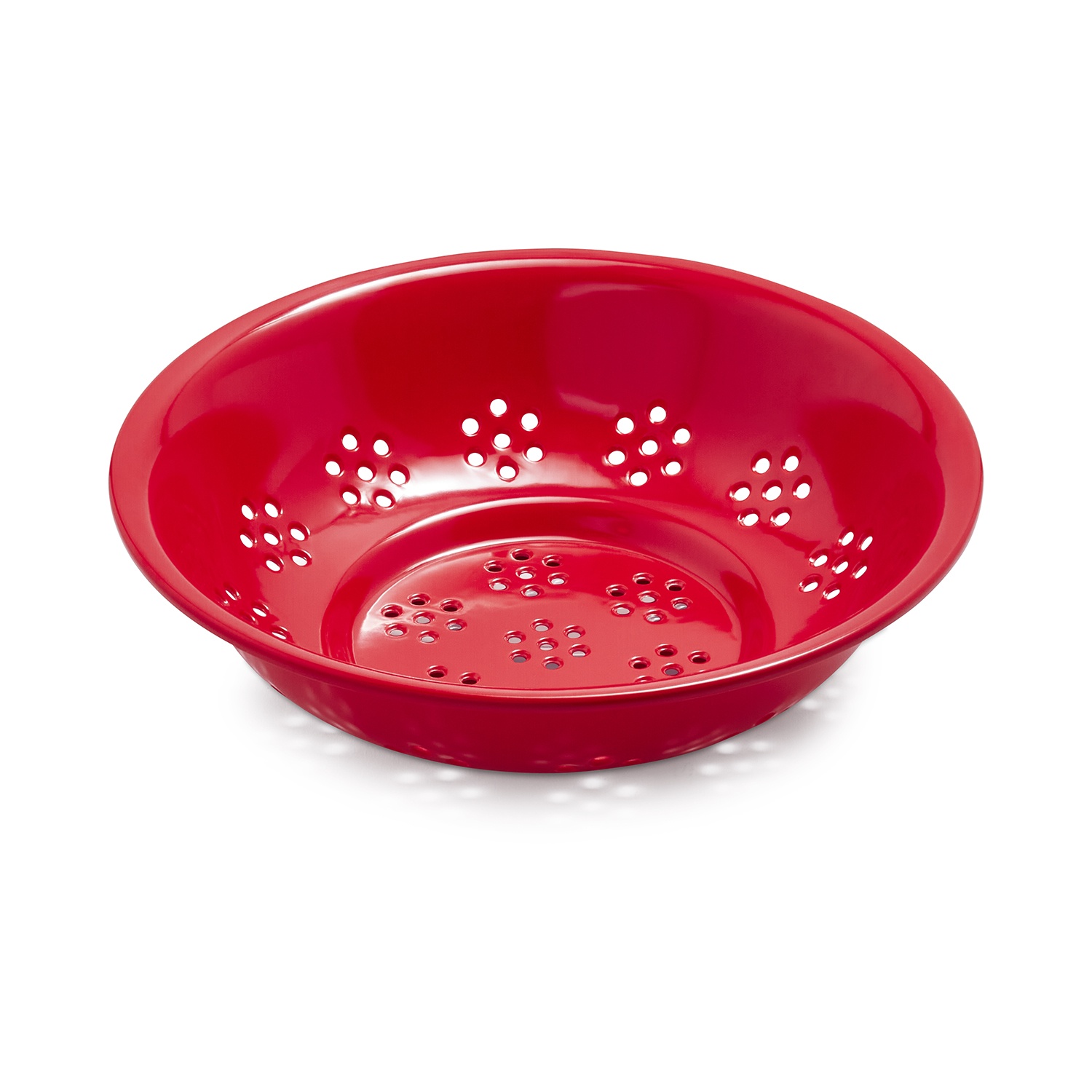 slide 1 of 1, Sur La Table Red Melamine Colander, 1 ct