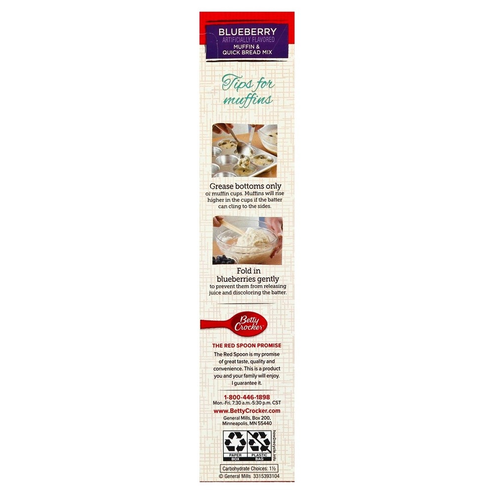 slide 4 of 4, Betty Crocker Wild Blueberry Muffin and Quick Bread Mix, 16.9 oz, 16.9 oz