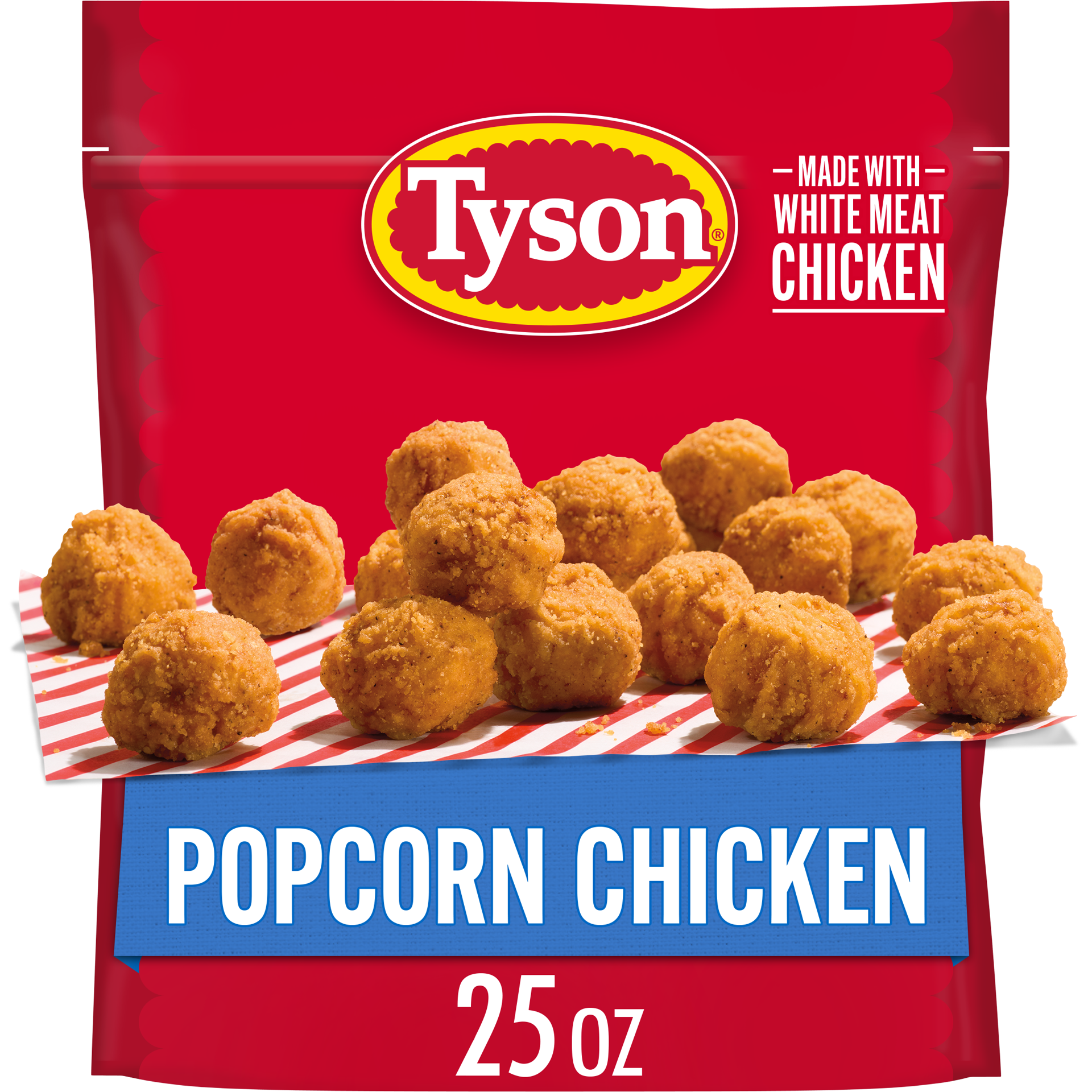 slide 1 of 1, Tyson Frozen Popcorn Chicken, 25 oz, 25 oz