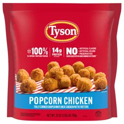 Tyson Frozen Popcorn Chicken, 25 oz
