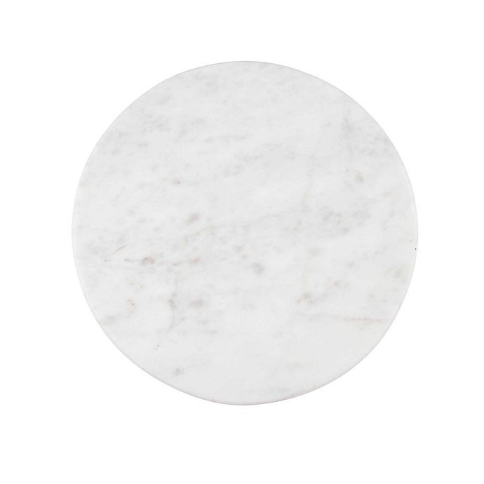 slide 1 of 3, Artisanal Kitchen Supply White Marble Trivet, 1 ct