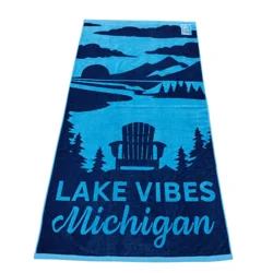 Sol Borne Jacq Towel Adirondack Michigan 36in X 72in