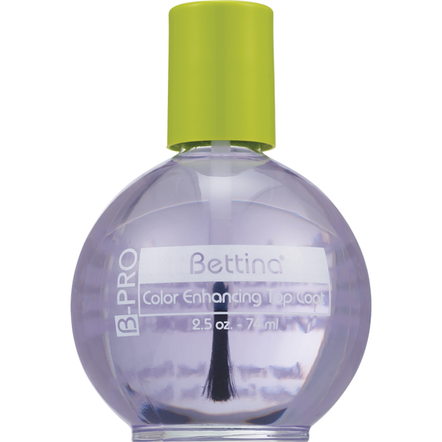 slide 1 of 1, Bettina B-Pro Color-Enhancing Top Coat Nail Polish, 2 oz