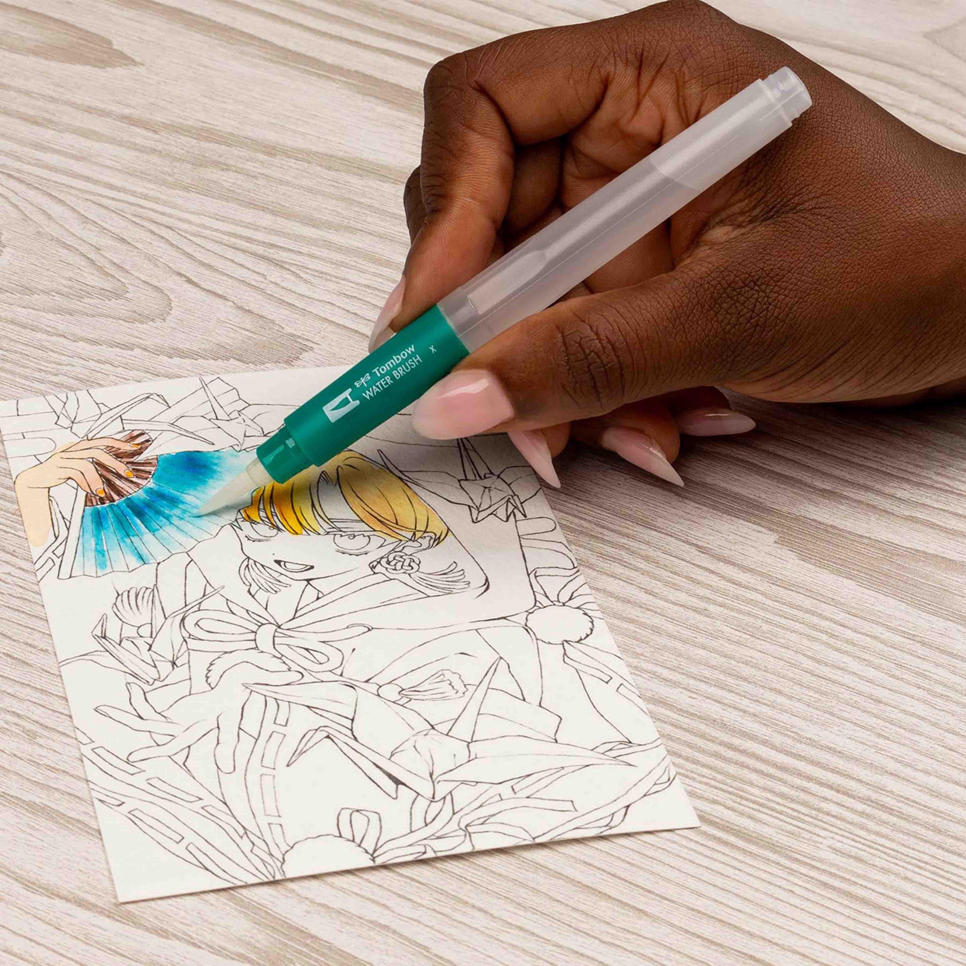 slide 10 of 11, Tombow Bird Manga Illustration Dual Brush Pen Art Set, 1 ct