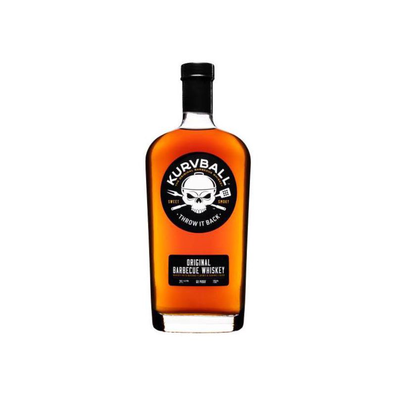 slide 1 of 1, Kurvball Original Barbecue Whiskey 750 ml, 750 ml