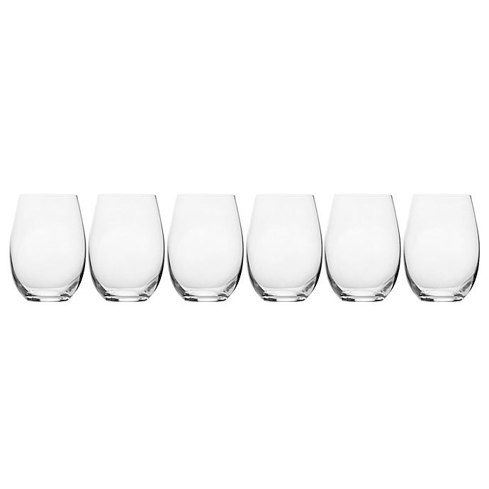 slide 2 of 2, Mikasa Stiletto Stemless Wine Glasses, 6 ct