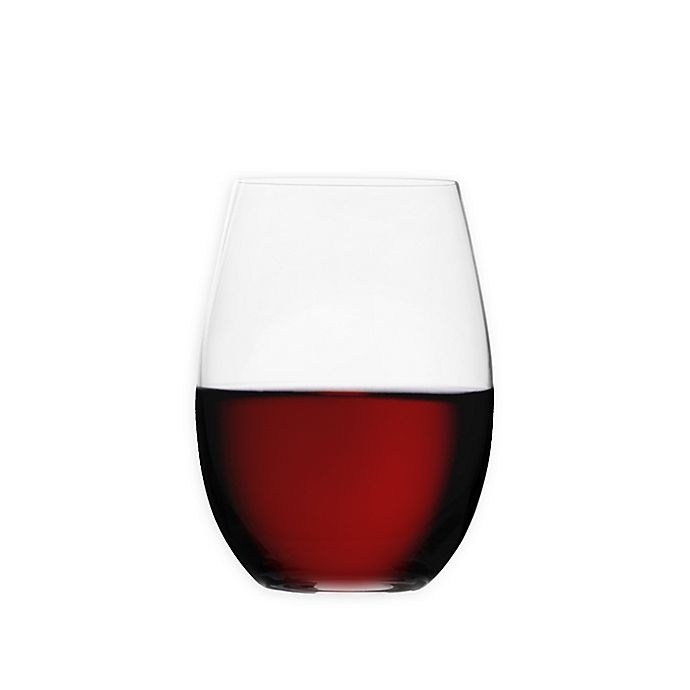 slide 1 of 2, Mikasa Stiletto Stemless Wine Glasses, 6 ct