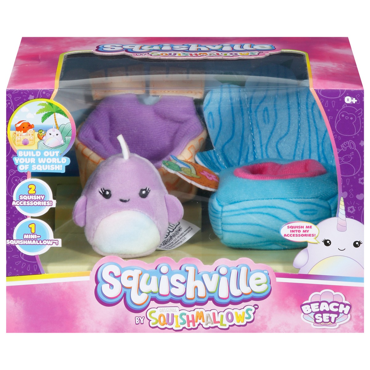 slide 8 of 13, Squishmallows Squishville Beach Set Toys 1 ea, 1 ct