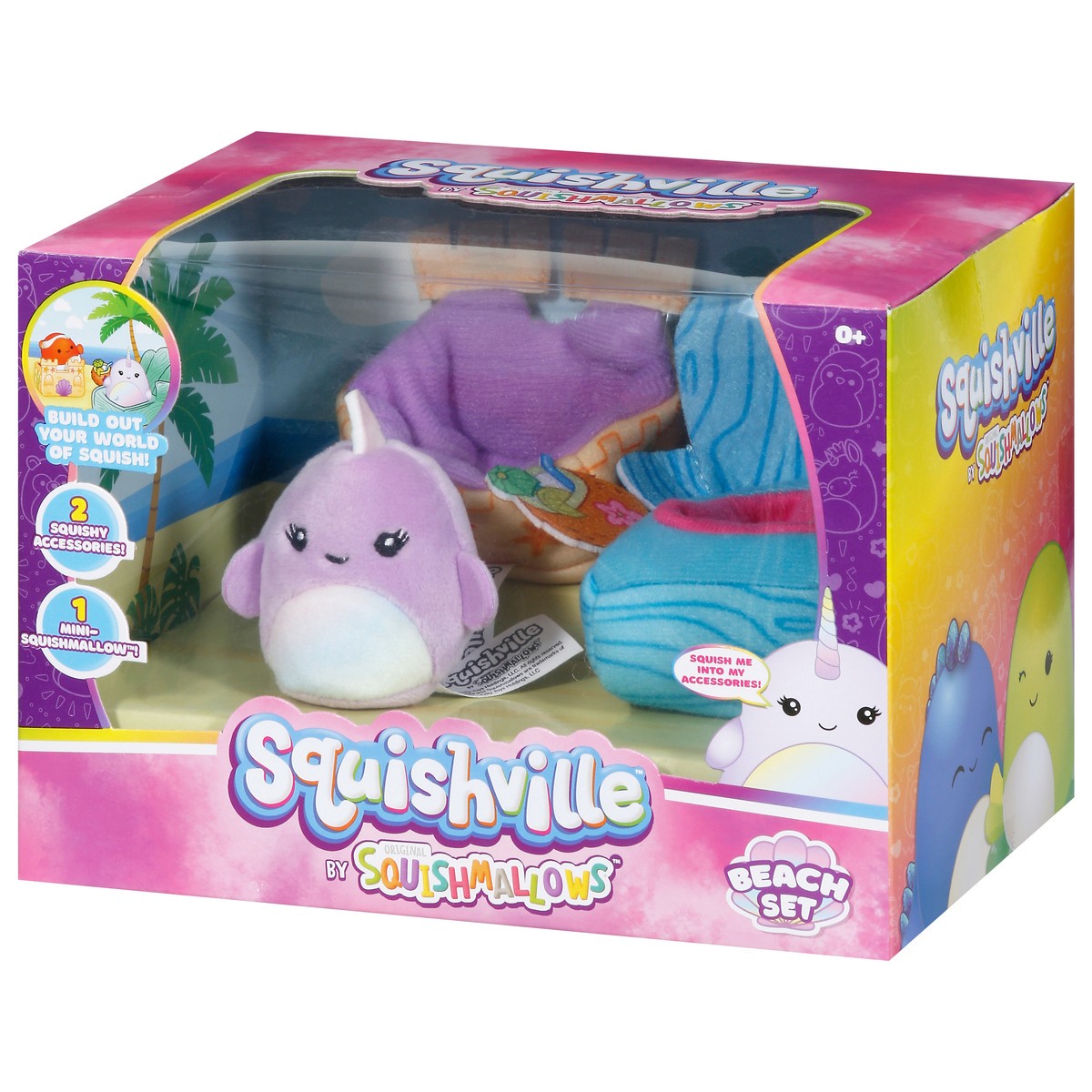 slide 11 of 13, Squishmallows Squishville Beach Set Toys 1 ea, 1 ct