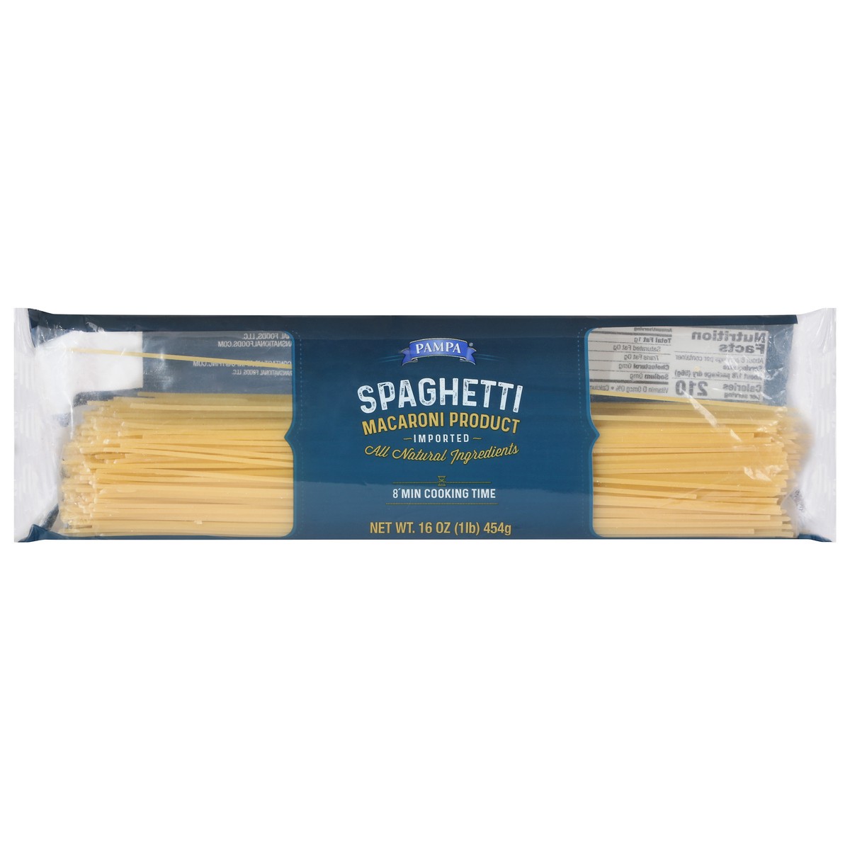 slide 1 of 9, Pampa Spaghetti, 16 oz., 16 oz