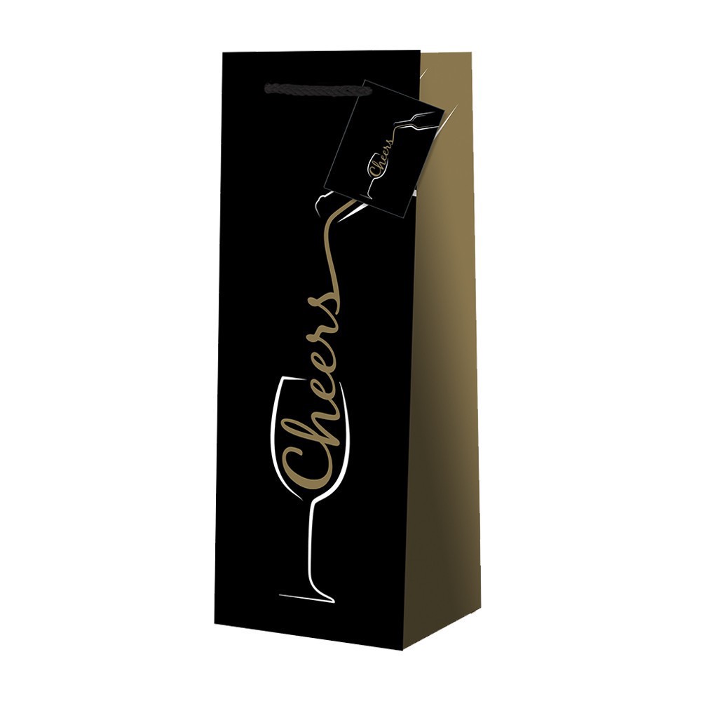 slide 1 of 1, Wrap-Art Pour Some Cheer Gold, 1 ct