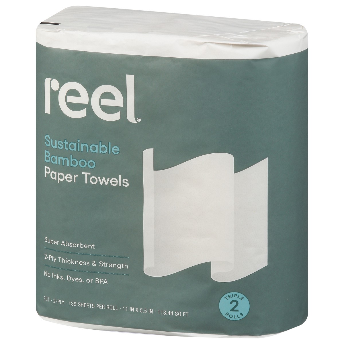 slide 4 of 11, Reel Premium Bamboo Paper Towels 2ct - 2 RL, 2 ct
