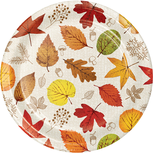 slide 1 of 1, Creative Converting Happy Harvest 7inch Plate, 8 ct