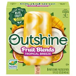 Outshine Fruit Blends Tropical Punch 6 ct 15 oz