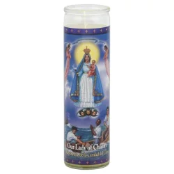 St. Jude Candle, Our Lady of Charity, 8.25 Inch