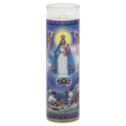 St. Jude Candle, Our Lady of Charity, 8.25 Inch